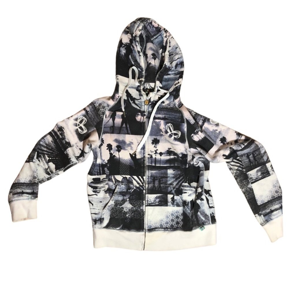 TNA graphic zip hoodie CLEARANCE